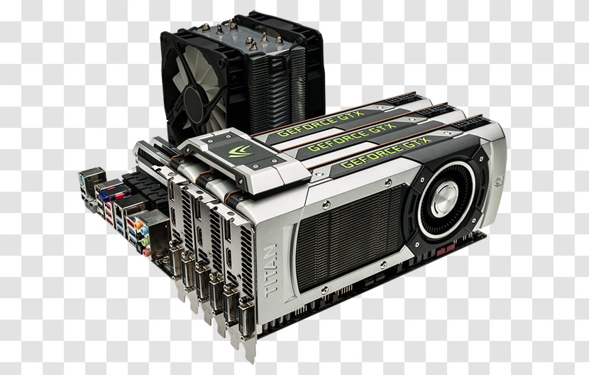 Graphics Cards & Video Adapters GeForce Processing Unit 英伟达精视GTX Nvidia - Supercomputer Transparent PNG