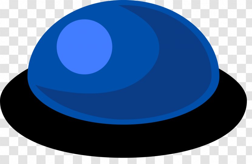 Cobalt Blue Clip Art - Headgear - Button Transparent PNG