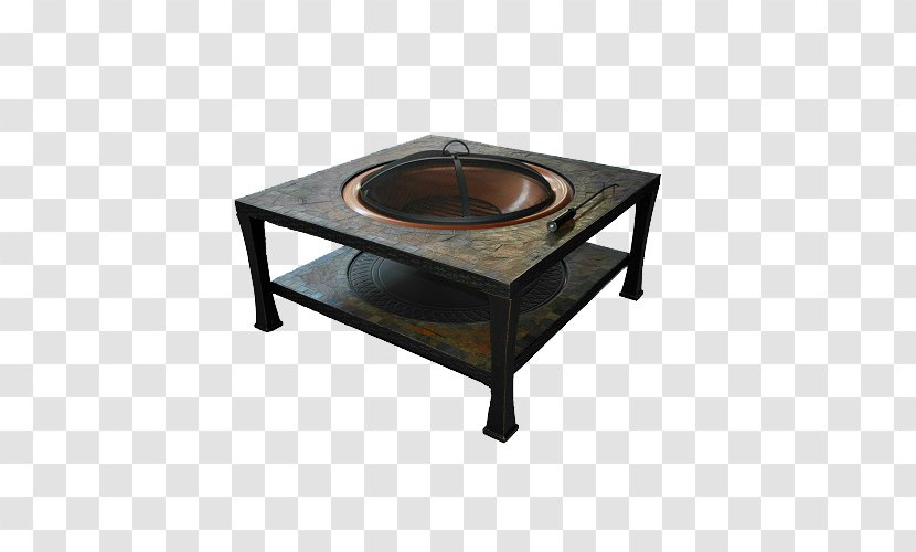 Coffee Tables Fire Pit Fireplace - Table Transparent PNG