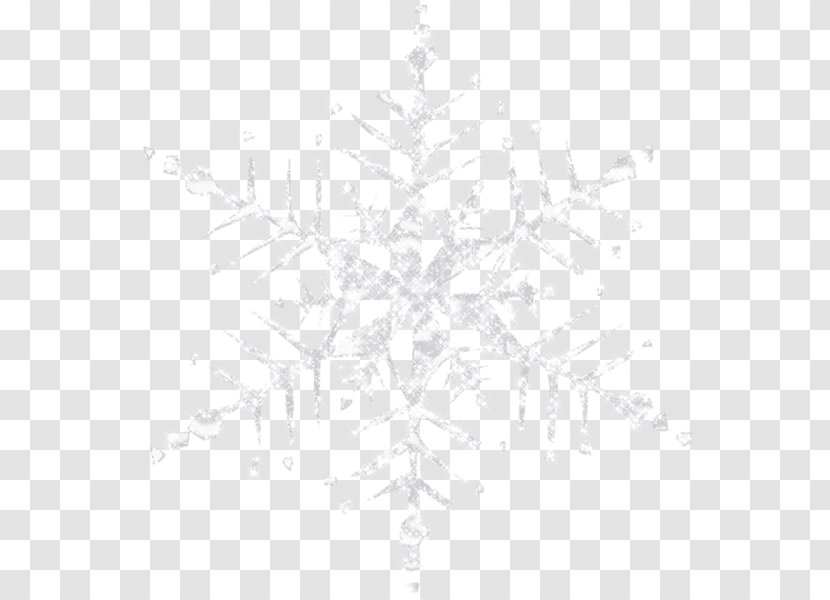 Snowflake Symmetry Line White Pattern - Point Transparent PNG