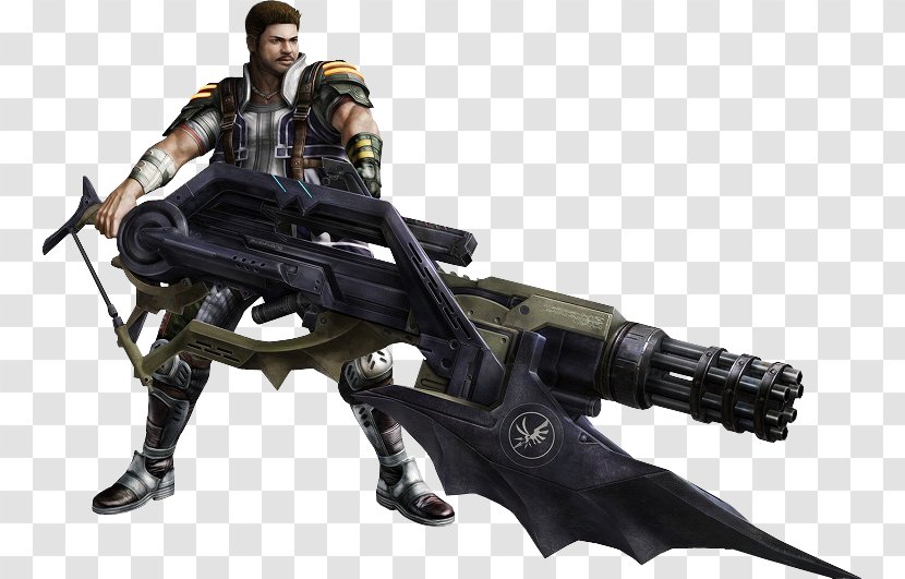 Final Fantasy XIII-2 Lightning Returns: XIII Barret Wallace - Downloadable Content - Machine Gun Transparent PNG