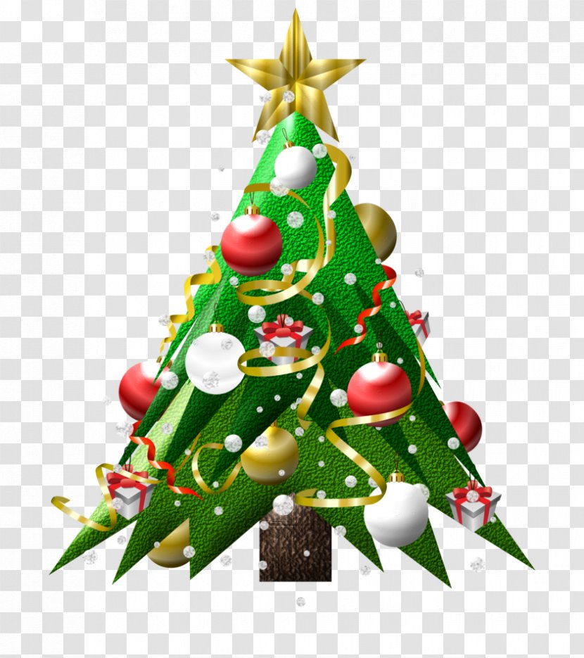 Christmas Tree Ornament Santa Claus Decoration Day - Decor - Holiday Transparent PNG