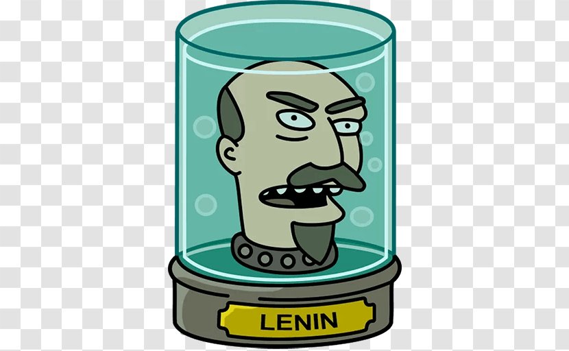 Telegram Sticker Cartoon Human Behavior .su - Vladimir Lenin - Futurama Transparent PNG