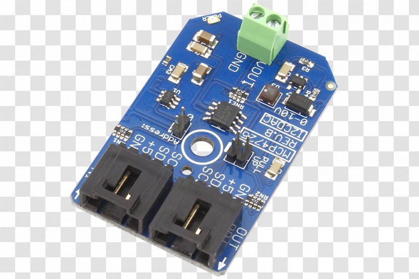 Microcontroller I²C Digital-to-analog Converter Analog-to-digital Potentiometer - Electronics - Hardware Programmer Transparent PNG