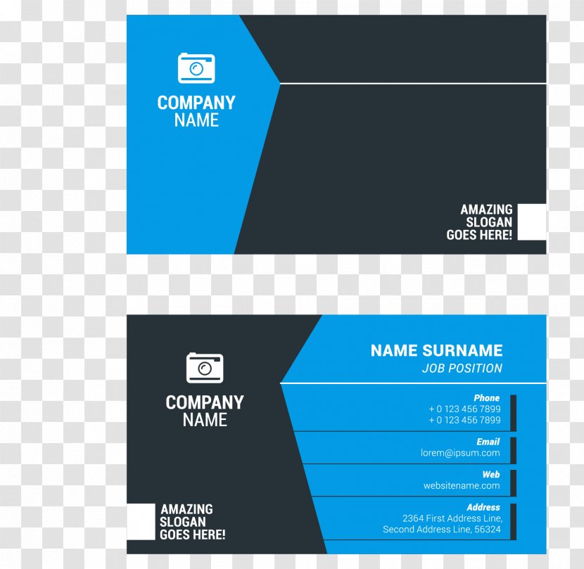 Business Card Surname Visiting Illustration - Shutterstock Transparent PNG