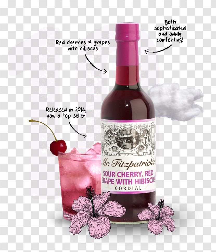 Liqueur Squash Cocktail Wine Elderflower Cordial - Glass Bottle Transparent PNG