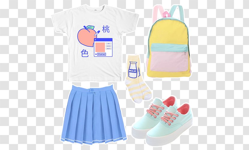 T-shirt Textile Children's Clothing Sleeve - Tshirt - Cute Jansport Backpacks Tumblr Transparent PNG