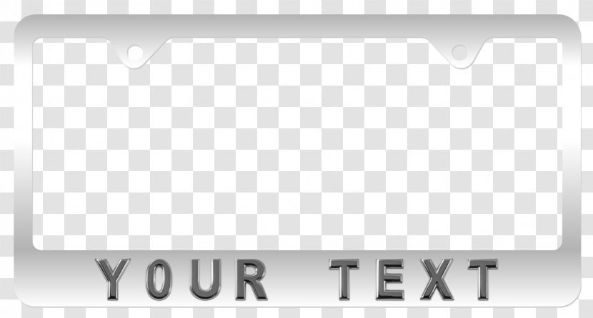 Car Elektroplate Vehicle License Plates Picture Frames Chrome Plating - Technology Transparent PNG