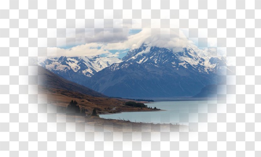 Aoraki / Mount Cook Lake Pukaki Desktop Wallpaper Queenstown Widescreen - Mountain - Nunatak Transparent PNG