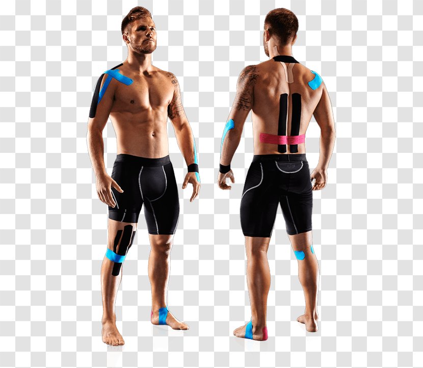 Elastic Therapeutic Tape Adhesive Muscle Joint Therapy - Back Pain Transparent PNG