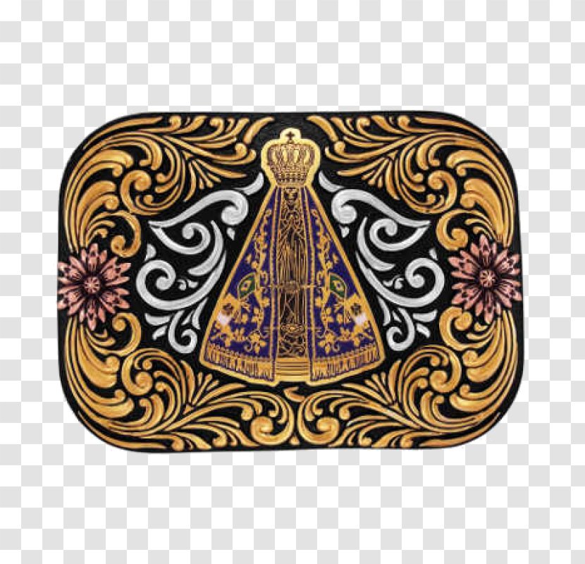 Our Lady Of Aparecida Belt Buckles Female - Metal Transparent PNG