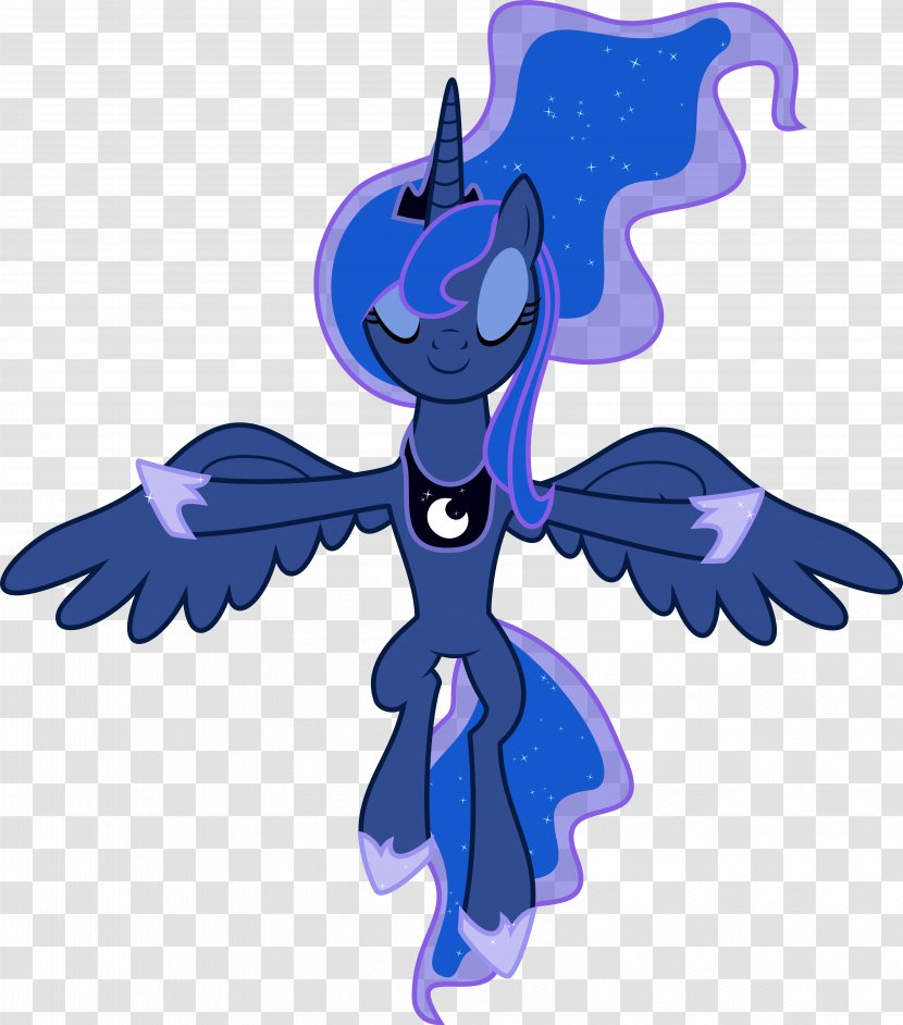 Princess Luna Twilight Sparkle DeviantArt Pony - Vertebrate - Moon Transparent PNG