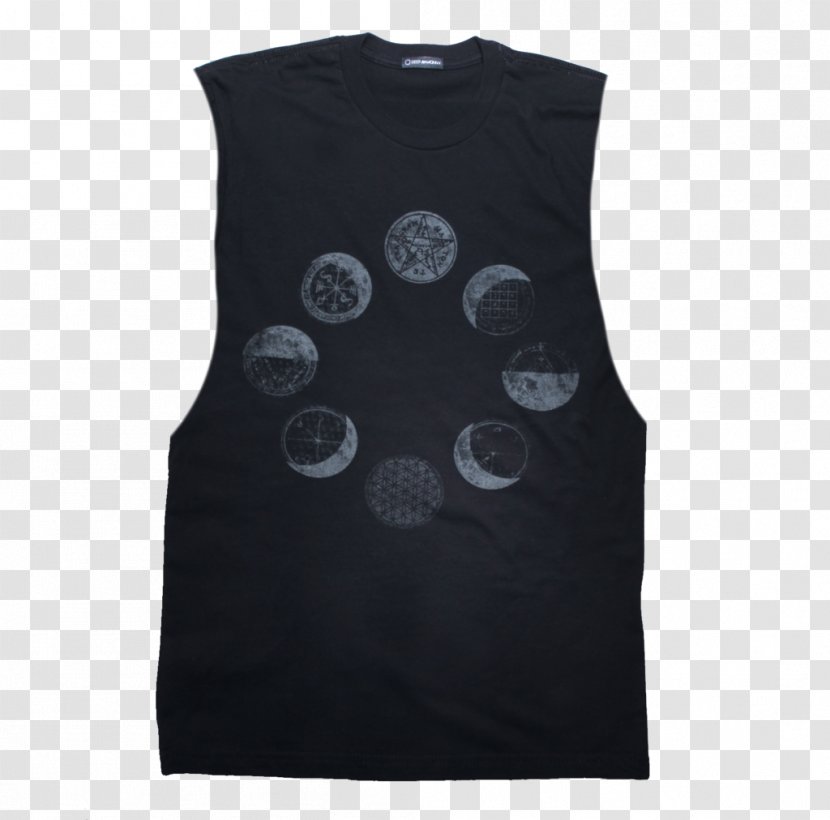 Gilets T-shirt Lunar Phase Moon - Tshirt Transparent PNG