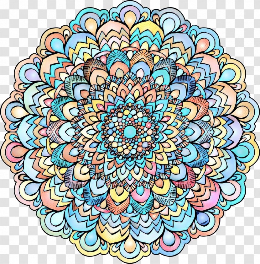 Mandala Drawing Coloring Book Zentangle Transparent PNG