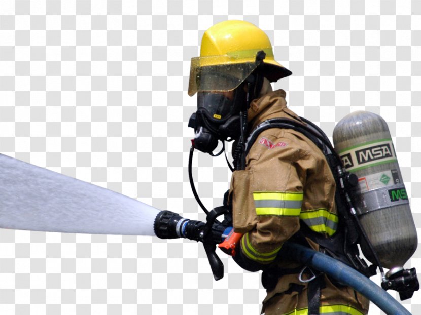 Firefighter Self-contained Breathing Apparatus Firefighting Fire Department - Hydrant Transparent PNG