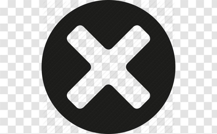 Symbol Circle - Presentation - Black Close Icon Transparent PNG
