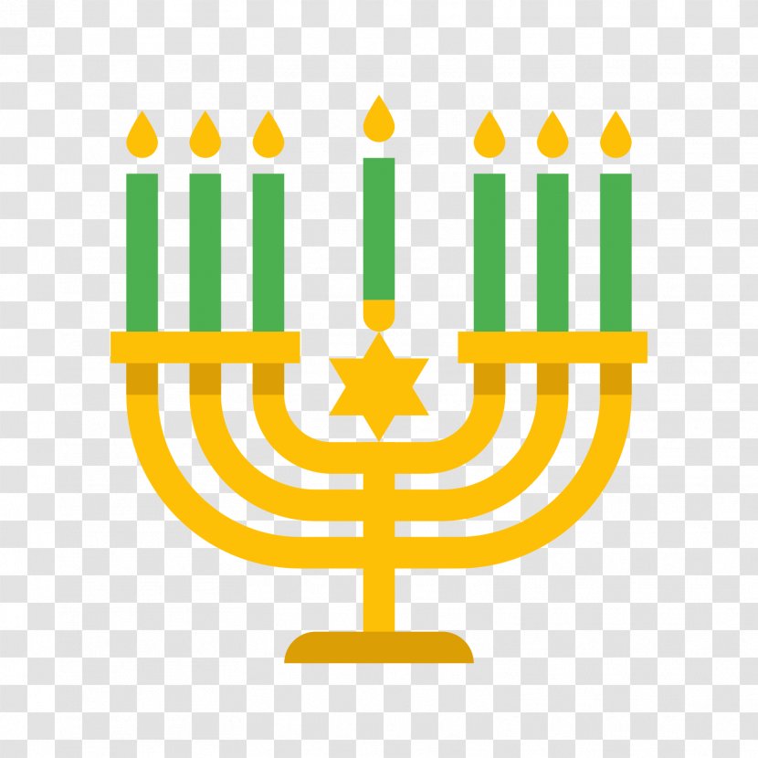 Hanukkah Menorah Clip Art - Candle Holder Transparent PNG