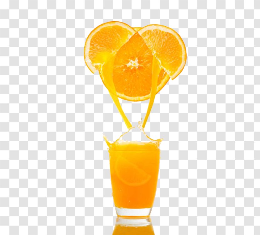 Orange Juice Agua De Valencia Fuzzy Navel Harvey Wallbanger - Non Alcoholic Beverage - Creative Splash Of Transparent PNG