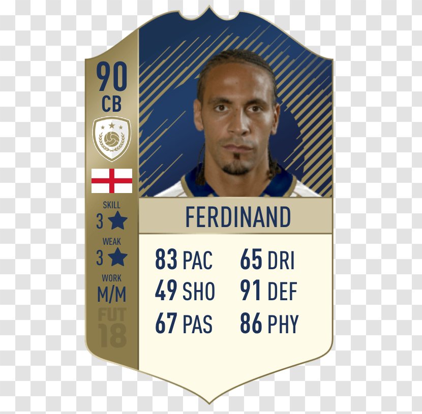 Ronaldinho FIFA 18 19 PlayStation 4 Football Player - Label - Rio Ferdinand Transparent PNG