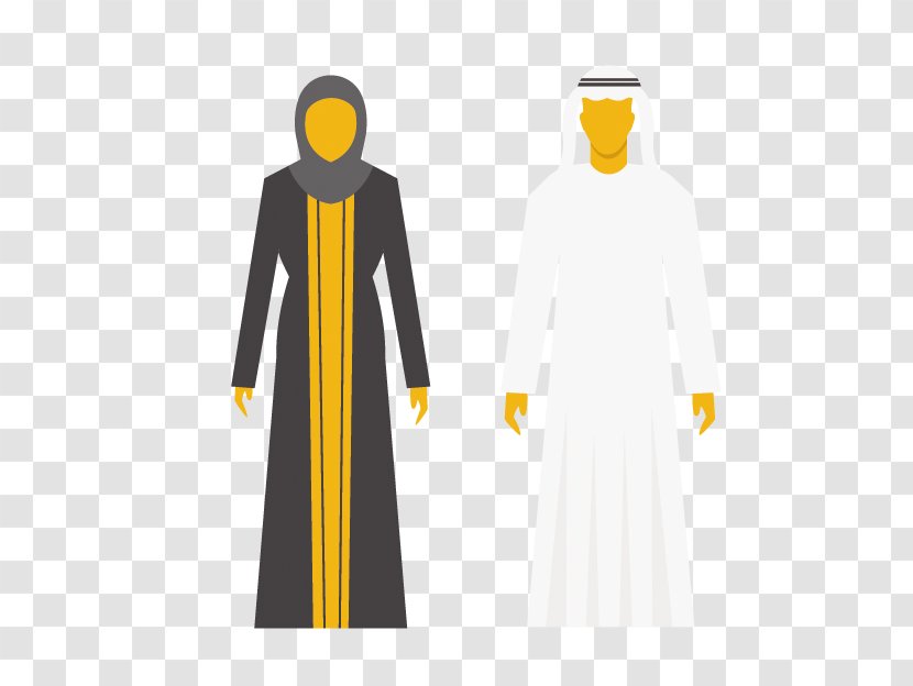 Saudi Arabia Euclidean Vector - Yellow - Couple Transparent PNG