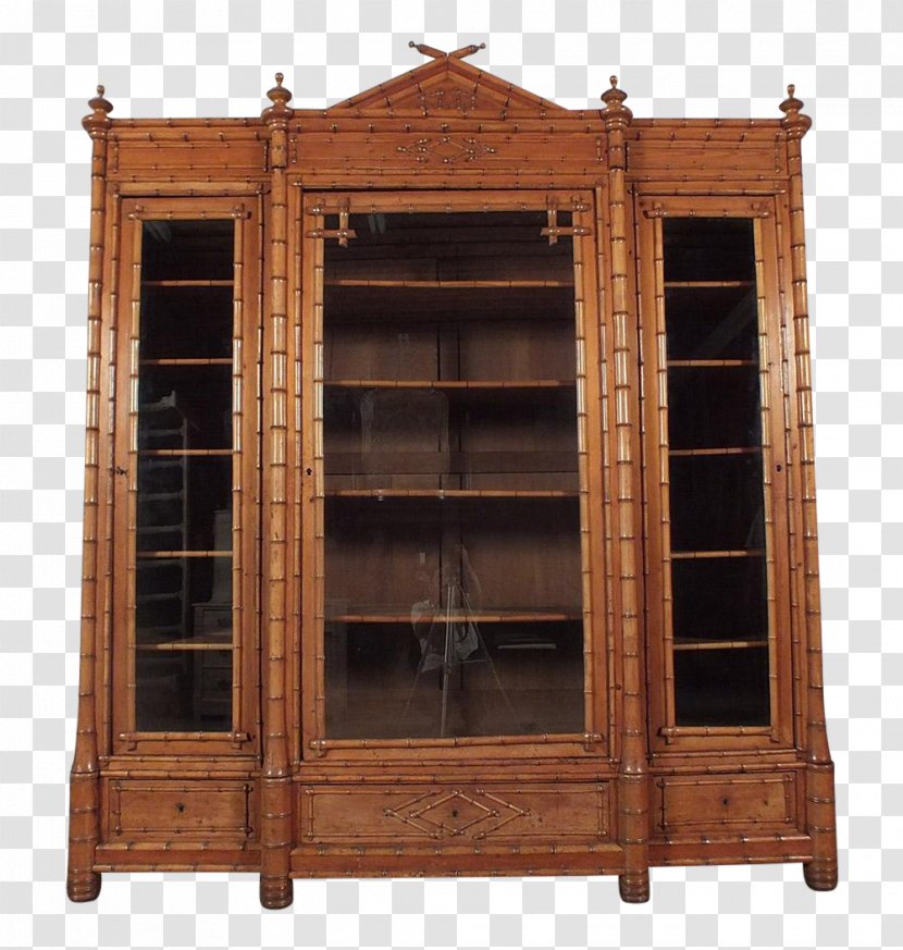 Bookcase Cupboard Shelf Antique Wood - Restoration Hardware Transparent PNG
