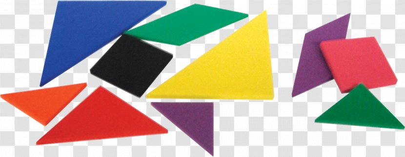 Triangle Geometry Logo Brand - Material - Tangram Number Transparent PNG