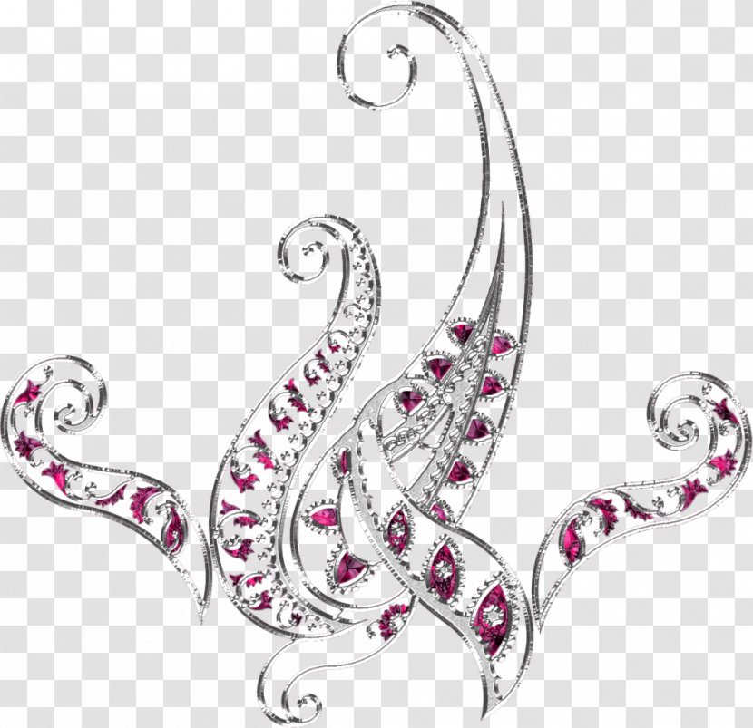 Ornament Art Blog Clip - Silver - Glamur Transparent PNG