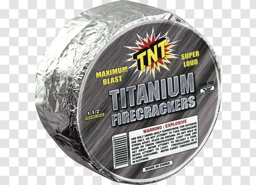 Fireworks Firecracker Titanium Bomb - Tnt Transparent PNG