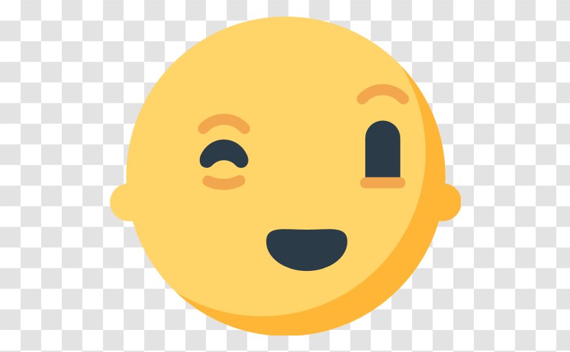 Wink Emoji Emoticon Eye Smile - Nose Transparent PNG