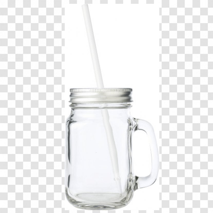 Glass Drinking Straw Jar Textile Printing - Tableglass Transparent PNG
