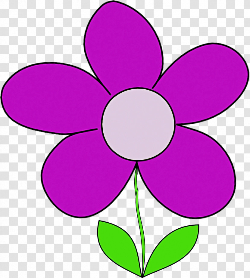 Petal Violet Purple Pink Flower Transparent PNG