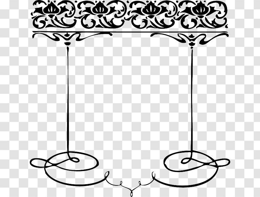 Borders And Frames Picture Clip Art - Tree - Fancy Line Transparent PNG