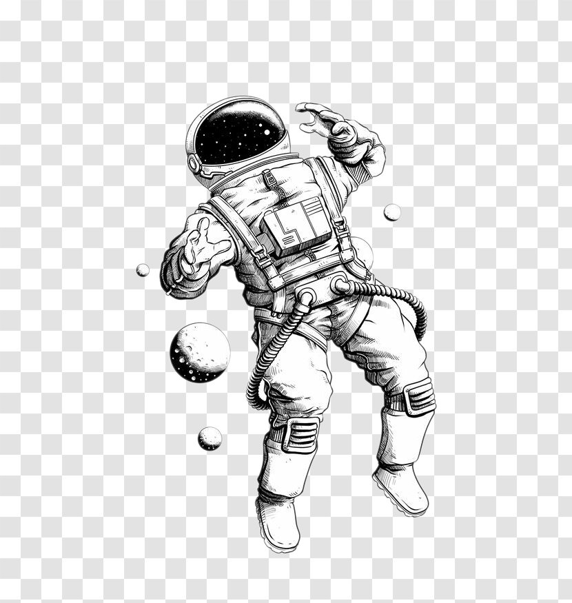 Drawing Astronaut Illustration - Human Behavior - Astronauts Picture Transparent PNG