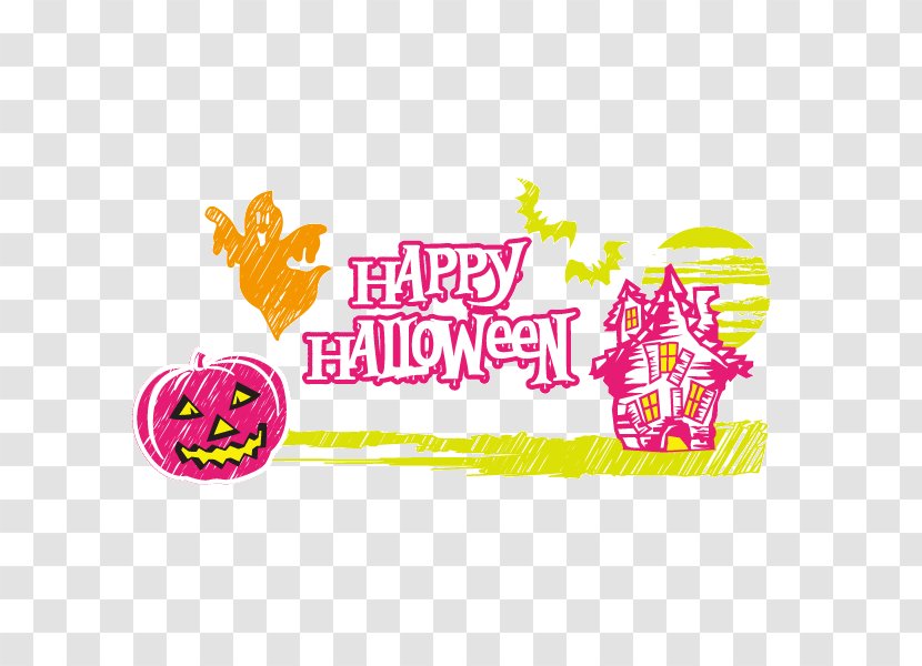 Halloween Jack-o'-lantern - Disguise - Hand-painted Holiday Decorations Vector Transparent PNG