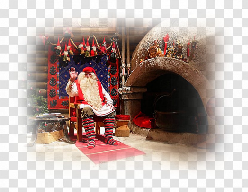 Santa Claus Village Christmas In Finland Reindeer - Villaggio Di Babbo Natale Transparent PNG