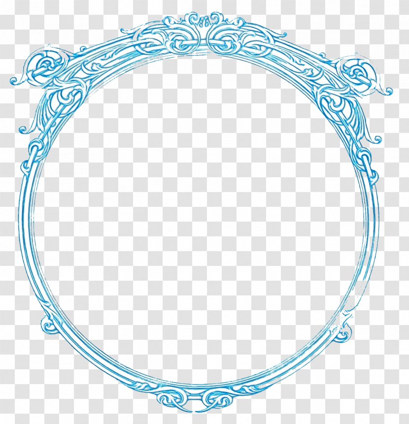 Circle Design - Aqua - Oval Transparent PNG