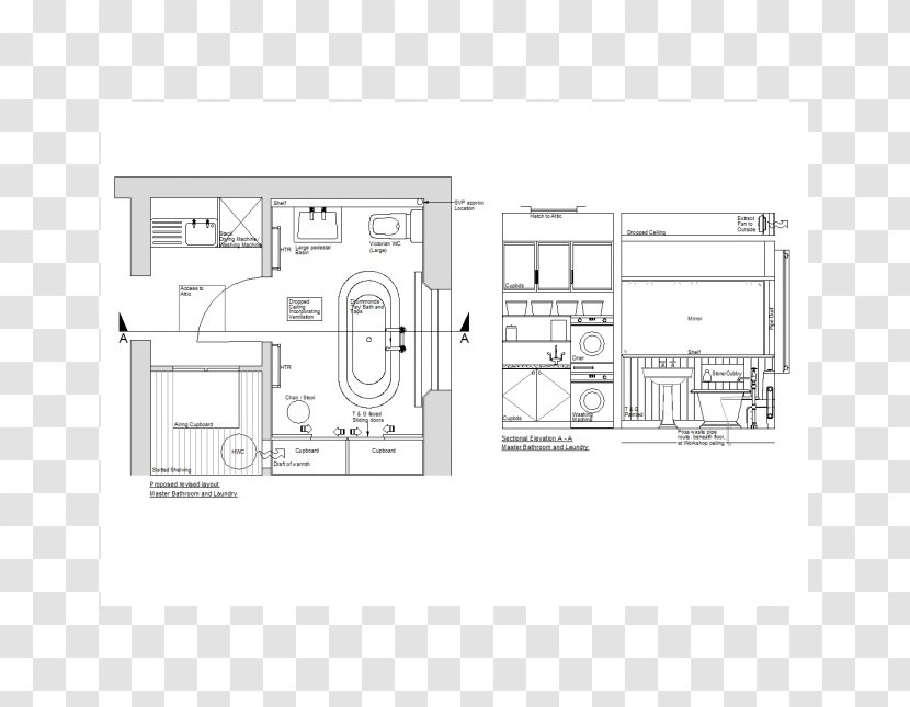 Bathroom Computer-aided Design Shower Interior Services - Schematic Transparent PNG