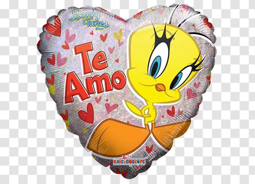 Tweety Looney Tunes Love Toy Balloon - Piolin Transparent PNG