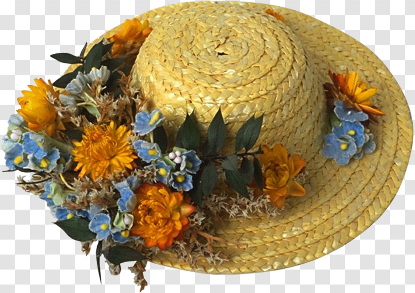 Straw Hat Chapéu De Palha Flower Transparent PNG
