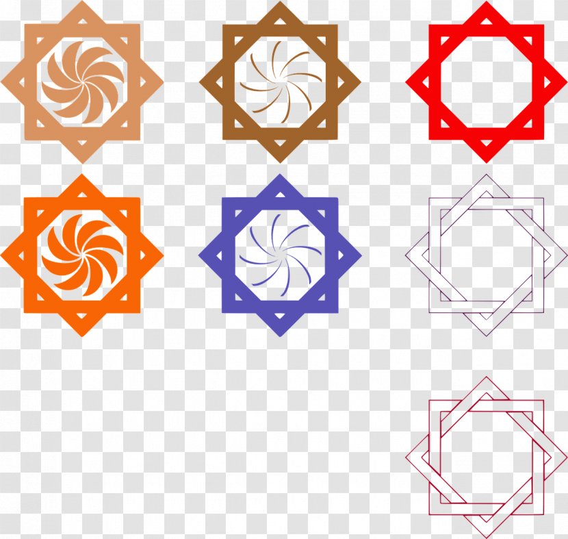 Symbol Star Of Lakshmi Octagram - Point Transparent PNG
