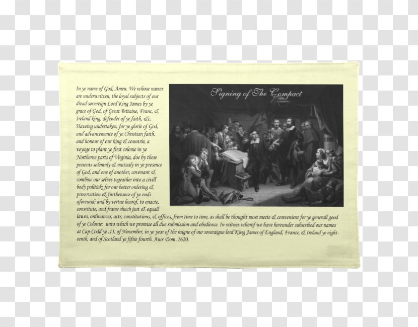 Plymouth Colony Signing The Mayflower Compact 1620s Plimoth Plantation - Colonial History Of United States Transparent PNG