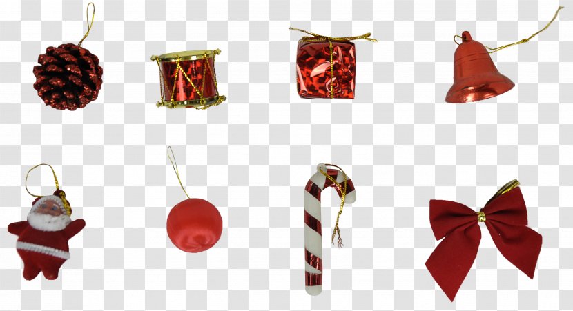 Christmas Ornament Jewellery RED.M - Decoration Transparent PNG