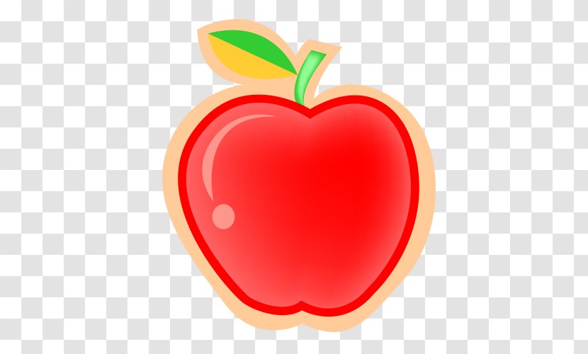 Strawberry Heart Valentines Day Love Food - Apple - Vector Fruit Transparent PNG
