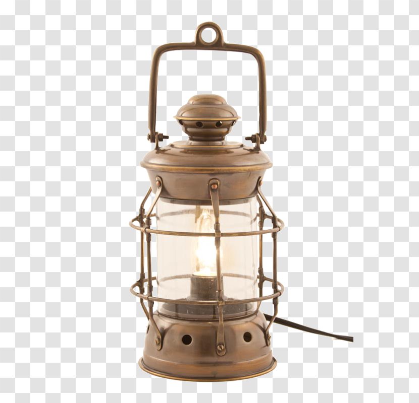 Lighting Lantern Oil Lamp - Brass Transparent PNG