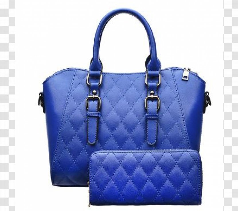 Tote Bag Leather Handbag Messenger Bags - Cobalt Blue - Handbags Transparent PNG