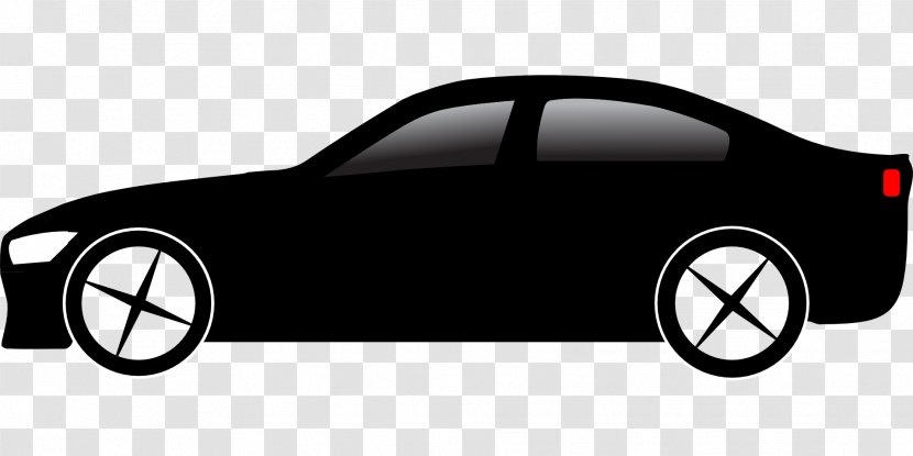 Car Black And White Clip Art - Motor Vehicle - Luxury Transparent PNG