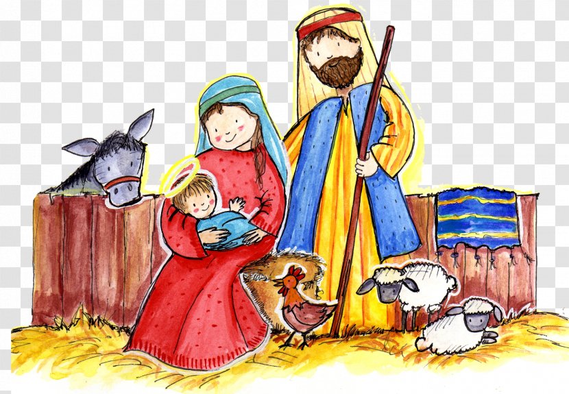 Manger Christmas Decoration Nativity Scene Animaatio - Biblical Magi Transparent PNG