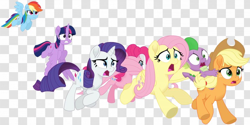 Pony Pinkie Pie Twilight Sparkle Rarity Rainbow Dash - Silhouette - My Little Transparent PNG