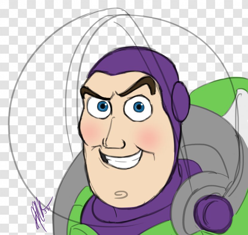Buzz Lightyear Toy Story Sheriff Woody Drawing - Heart Transparent PNG