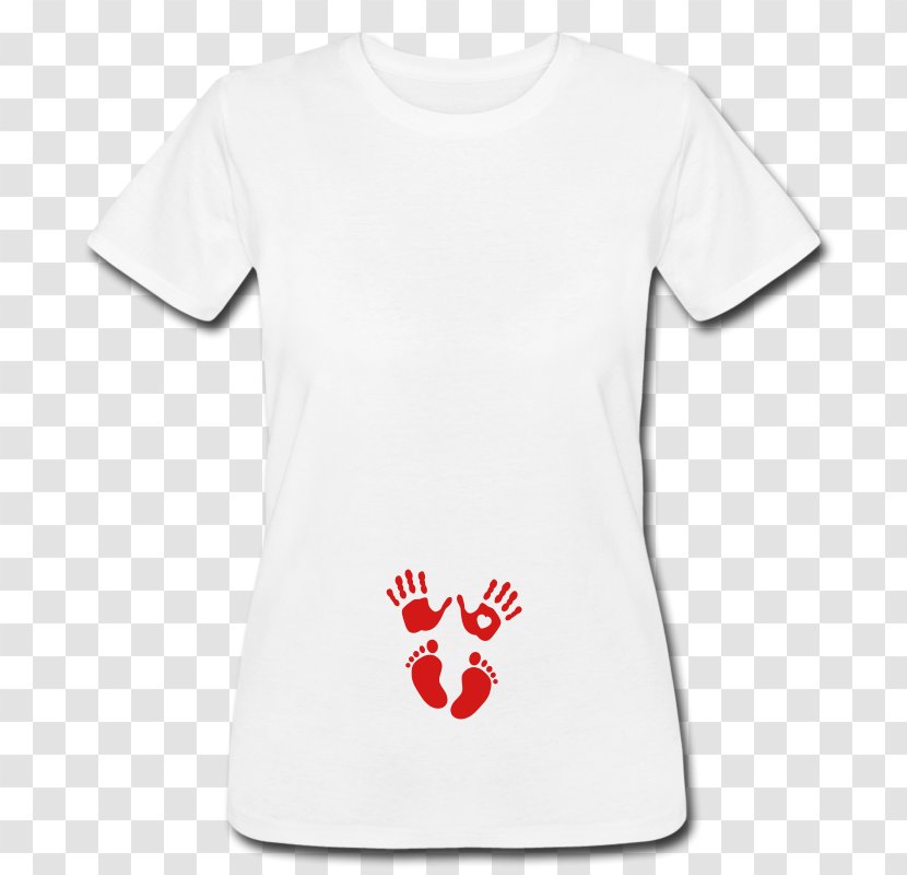 T-shirt Sleeve Neck Font - Red Transparent PNG